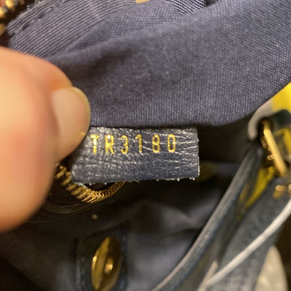 LOUIS VUITTON MINI LIN IDYLLE FANTAISIE HOBO BLUE MONOGRAM LARGE SHOULDER BAG - Picture 14 of 17